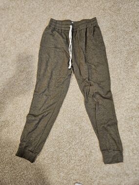 Cherish Olive Green Fleece Lined Joggers- Size Small